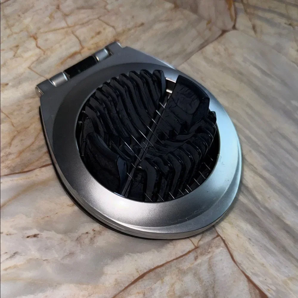 Metal Egg Slicer Silver Black‎ Stainless Steel Wires Heavy Duty Kitchen Tool